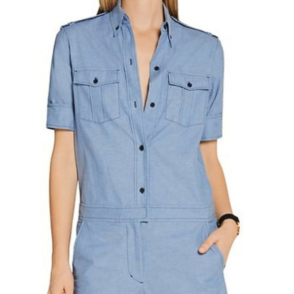 ISABEL MARANT Denim Romper short Jumpsuit M - Picture 3 of 8